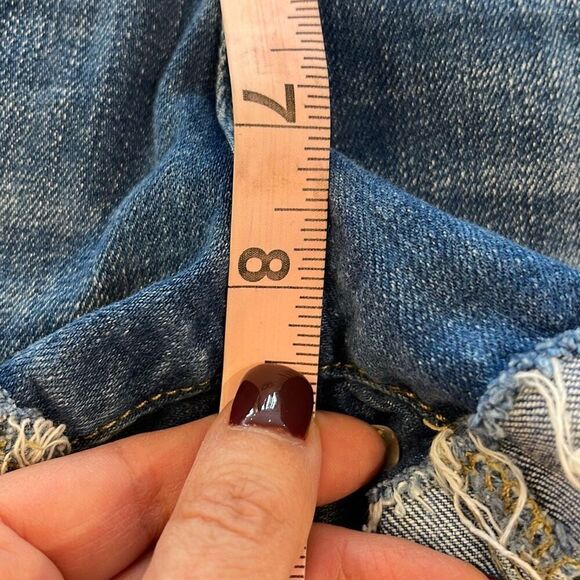 Paige Jimmy Jimmy Shorts Denim Cuffed‎ Size 25 - Picture 6 of 7